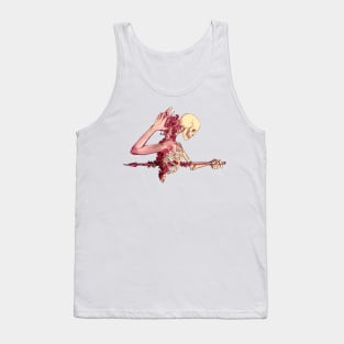 Impaled Skull Tank Top